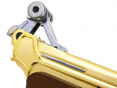 Pistola P08 Gold Full Metal 4 Pollici Gas Scarrellante We