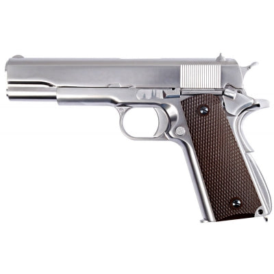 Réplique pistolet airsoft 1911 Mini silver gaz GBB