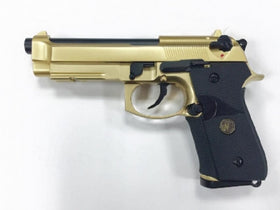 WE Tech M9A1 GBB Pistol Navy version (Gold )-Pistols-Crown Airsoft